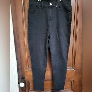 NWT Jeans Collusion Very Black High Rise Skinny Stretch Women's Jeans size 14